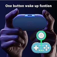 Vista 5 de ShanWan Bluetooth Gamepad Keychain Sized Mini Controller for Switch, Windows, Android, iOS & PS4（Kabrilan）