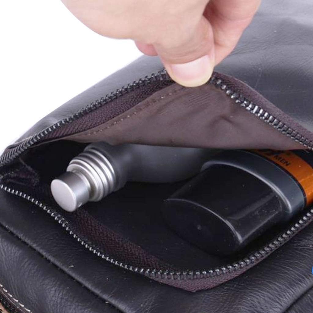 Men's Leather Bag Casual Men's Leather Chest Bag Outdoor Sports Shoulder Messenger Bag Men's Bag