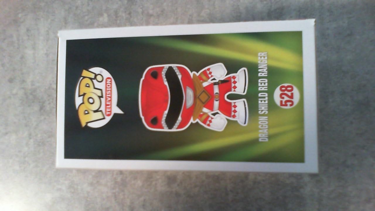 Funko Pop! Television Mighty Morphin Power Rangers Red Ranger #528 (Dragon Shield)