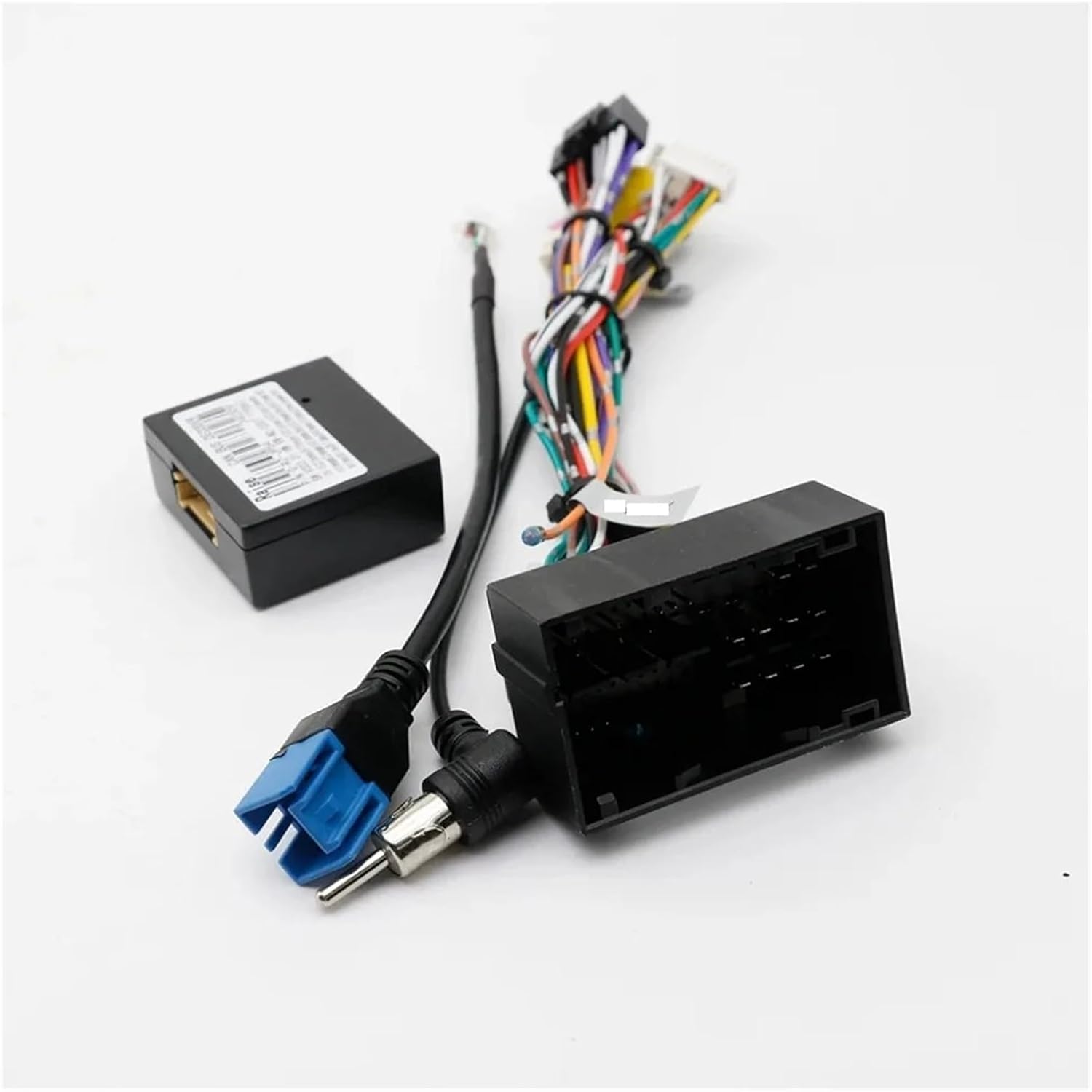 Car Radio Panel Car Audio Frame Radio Adapter Box Decoder Fit for Jeep Renegade 2016-2020 Android Radio Fitting Panel Kit Face Durable(Frame Cable Canbus)