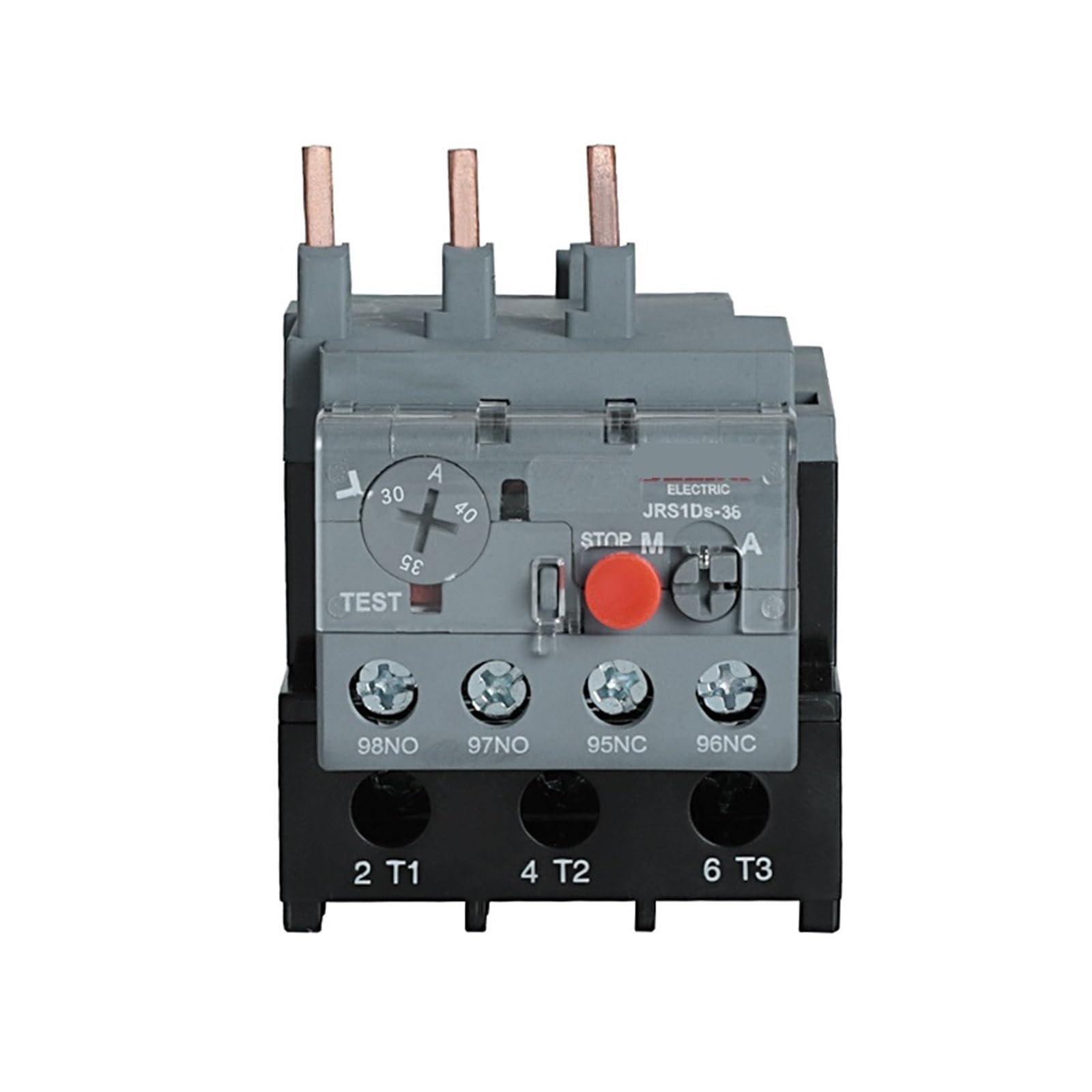 Relé térmico de sobrecarga JRS1Ds-36/Z con protección LR2 de 30-40A y 220V 5