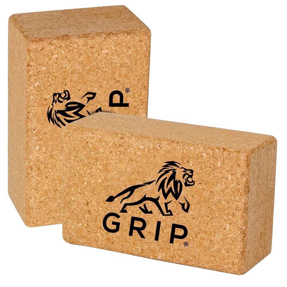 Grip Eco-Friendly & Sustainable Cork Yoga Brick (Set of 2) to Support, Improve & Strengthen Your Reach and Make More Difficult Poses Accessible. (B08CNCW9QF) Amazon Price History, Amazon Price Tracker