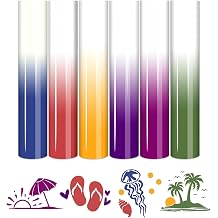 HTVSTD Color Changing Heat Transfer Vinyl 6Sheets 1210in Iron on Vinyl