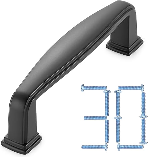 Miniatura 13 de KOOFIZO Paquete de 20 tiradores de gabinete de cocina de níquel cepillado de 3 pulgadas, manijas de gabinete de color plata satinada, herrajes