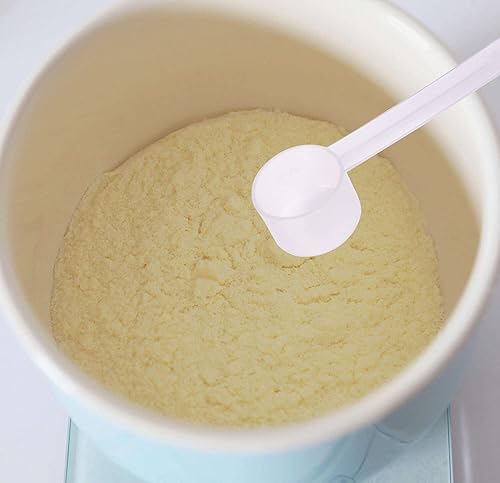 Miniatura 7 de ONLYKXY 10 cucharas medidoras de plástico transparente de mango largo, cucharas de leche en polvo, cucharas, herramientas de cocina (0.18 oz)