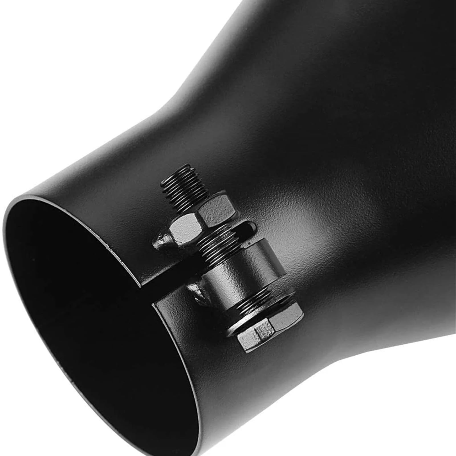 1 szt. Uniwersalna końcówka rury wydechowej samochodu 3 cale/7,62 cm końcówka tłumika do rury wydechowej ciężarówki akcesoria samochodowe(Black)