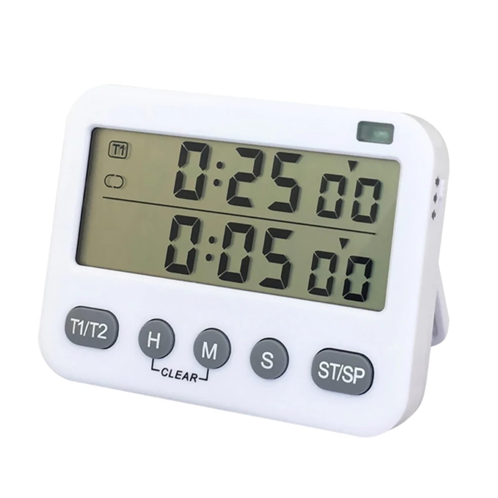 Magnetic Countdown Timer Dual Digital For Cooking For Seconds Adjustable Reliable Efficient