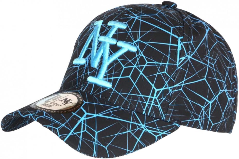 Casquette Enfant Panthère Bleue Violette Hip Hop Honour NY Wild - Style Original 7 à 12 Ans