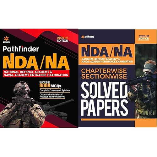 Pathfinder NDA/NA Exam - Guide &amp; Chapterwise Solved Papers (Set of 2 books)(New Edition)