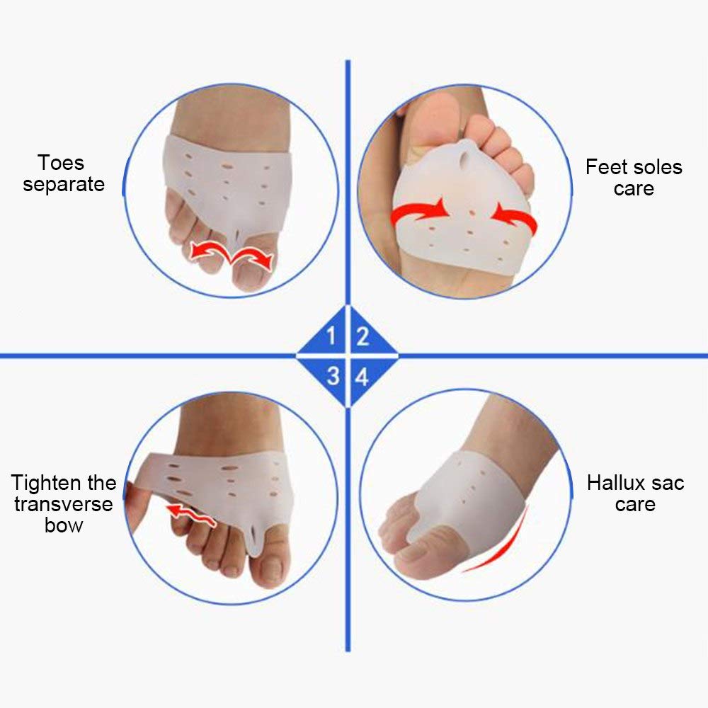 Sira silicon gel toes toe align thumbing thumb walgus protector guard guard leg care (white) Sira silicon gel toes toe align thumbing thumb walgus protector guard guard leg care (white)