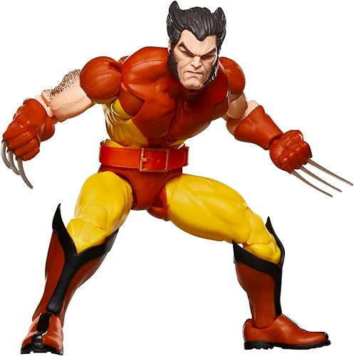 Miniatura 5 de Marvel Legends Series Wolverine, X-Men Retro Marvel Comics Secret Wars Figura de acción coleccionable de 6 pulgadas con escudo