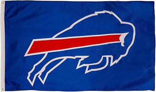 Team Sports America NFL Buffalo Bills 3x5 Outdoor Durable Flag with Grommets | Heavy Duty Flag & Banner for Outdoor Garden Patio | Indoor Wall Decor | Works with Flag Poles for Outside House