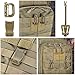 BOOSTEADY Kit of 13 Attachments for Molle Bag Tactical Backpack Vest Belt,D-Ring Grimlock Locking, Web Dominator Elastic Strings & Buckle,4
