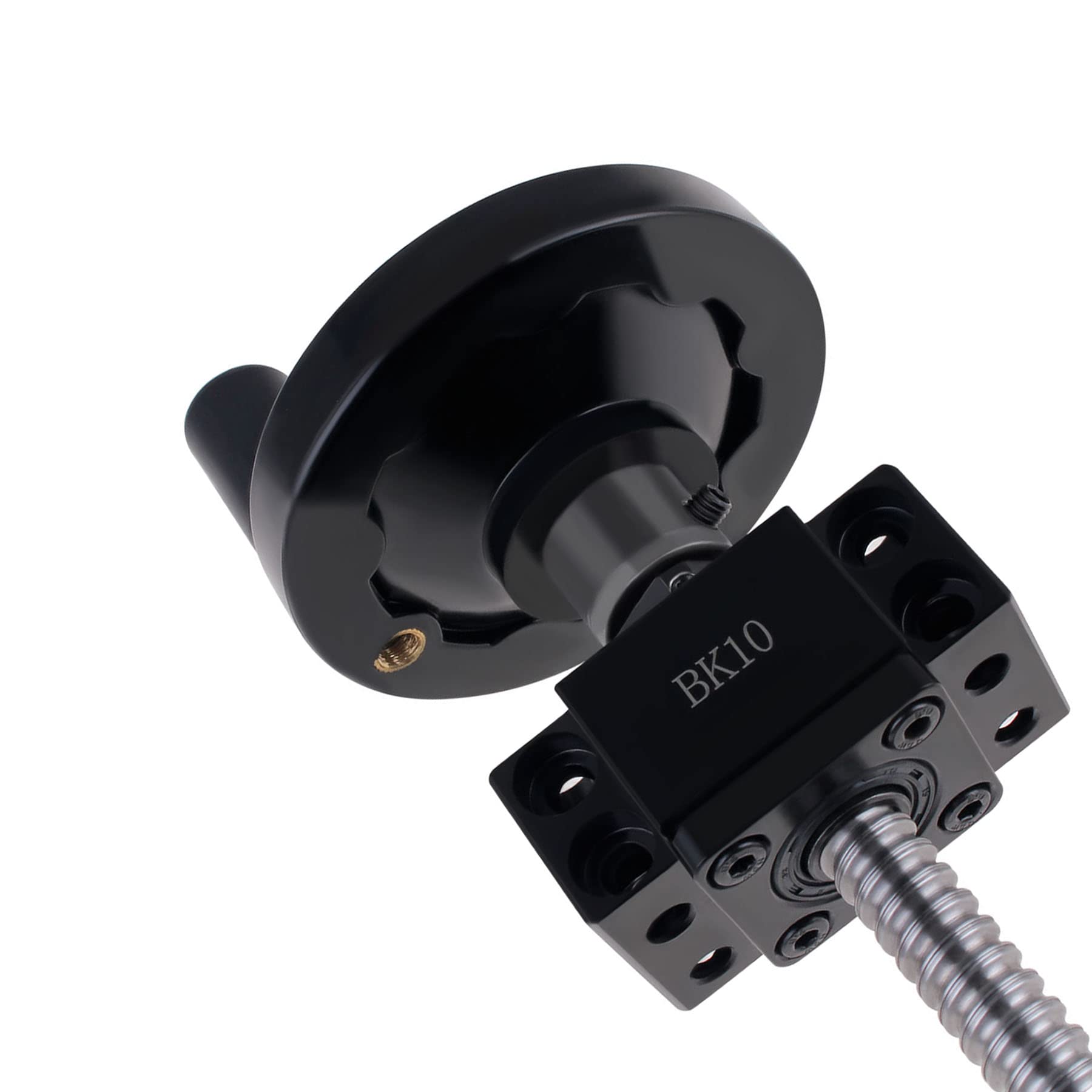 SFU1204 Vis à billes 250 mm Déflecteur en métal + écrou de roue à main BK10/BF10 Roulement de support d'extrémité + embrayage 6,35 x 8 mm Machine CNC