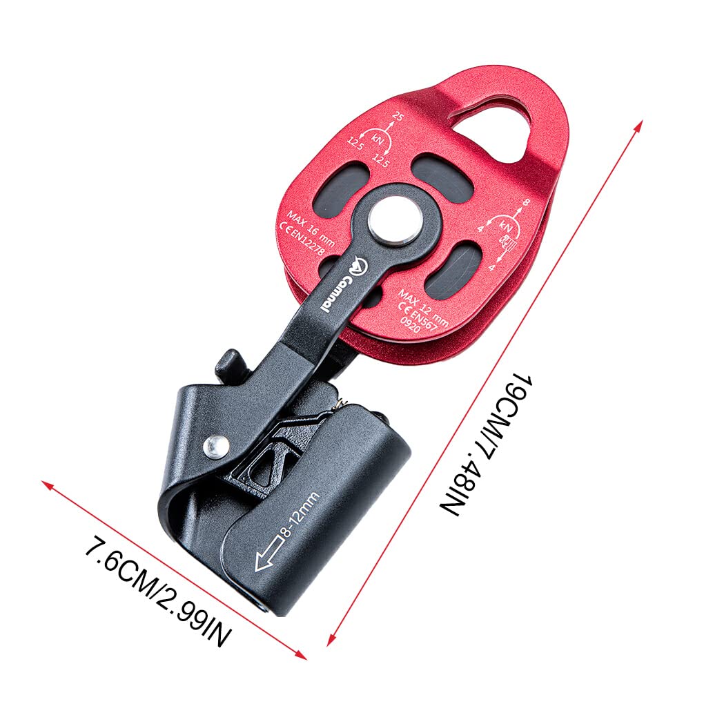 BEALIFE Puleggia di sollevamento per arrampicata Accessorio per arrampicata su roccia affidabile e durevole Semplice e robusta attrezzatura per sollevatore di sollevamento portante