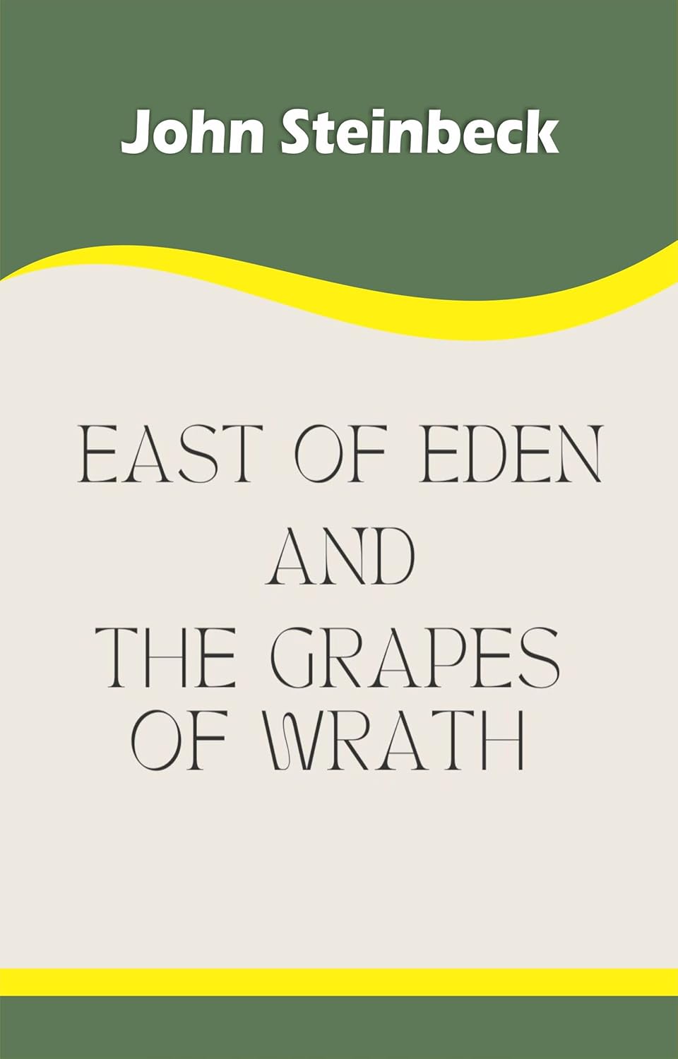 East of eden and Grapes of Wrath eBook John Steinbeck Amazon.in