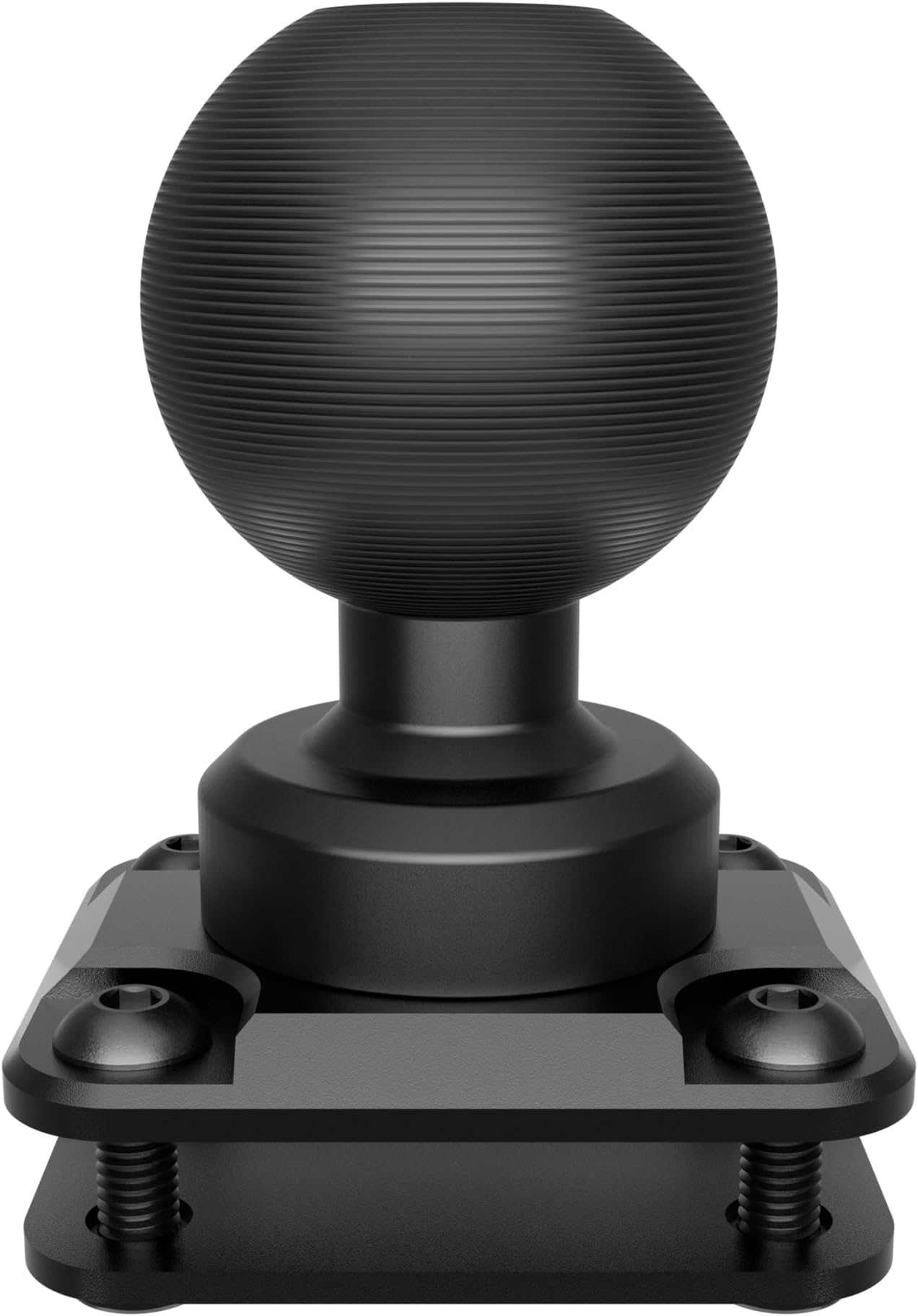 Tackform AMPS Mount - 38mm Ball | 6061-T6 Aluminum | 4-Hole Drill Base | Mount Direct to Dash, AMPS, or Grid Style Brackets | Includes Hardware Kit | (Compatible with 1.5”/C-Size Systems)