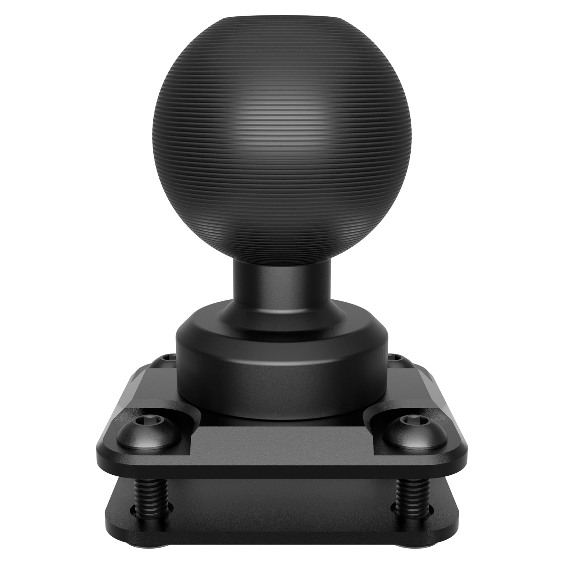 Tackform AMPS Mount - 38mm Ball | 6061-T6 Aluminum | 4-Hole Drill Base | Mount Direct to Dash, AMPS, or Grid Style Brackets | Includes Hardware Kit | (Compatible with 1.5”/C-Size Systems)