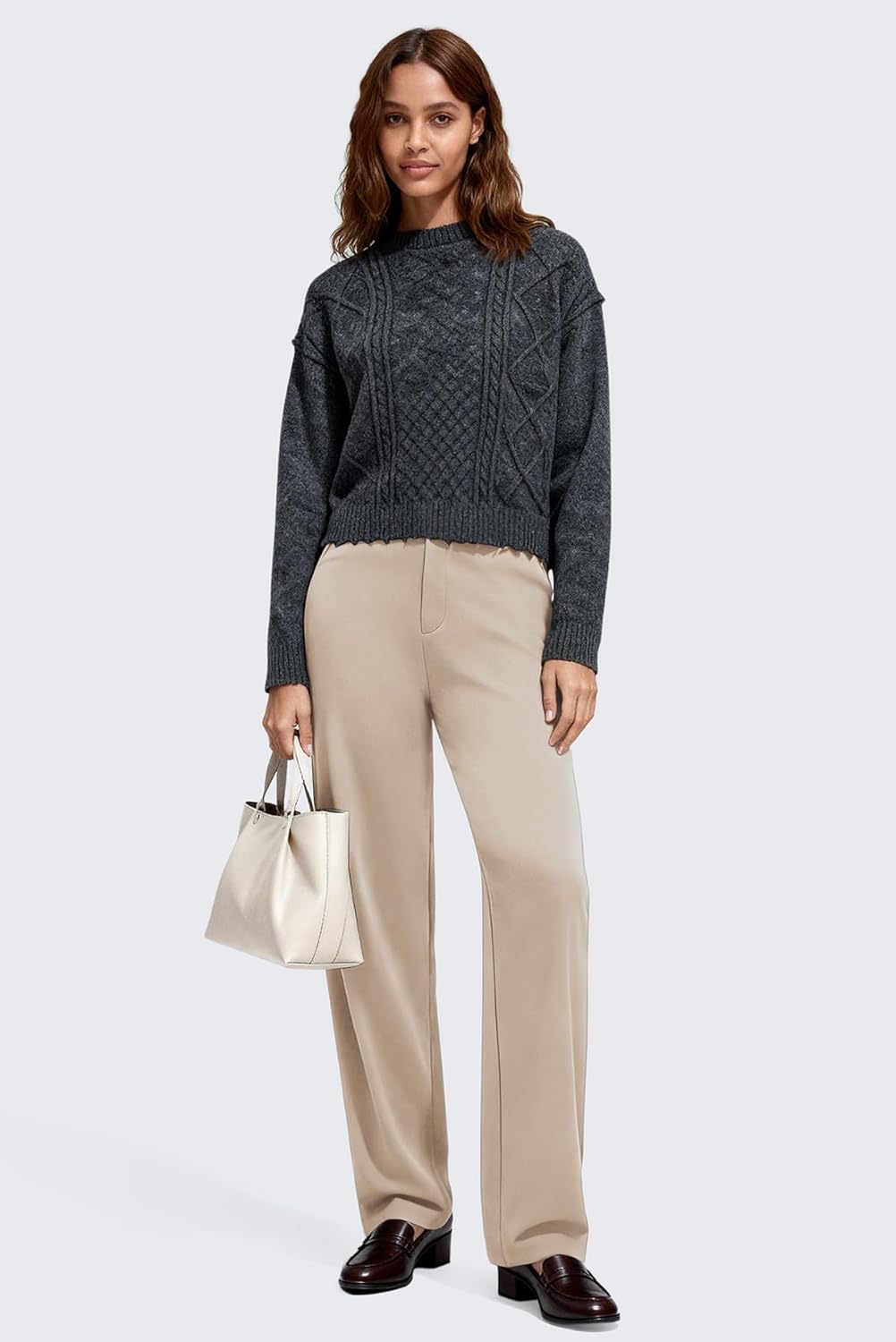 G4Free ShiftReady Women Dress Yoga Pants with Hidden Zipper Pockets High Waist Work Trousers Travel Slack Petite/Regular/Tall - Image 7