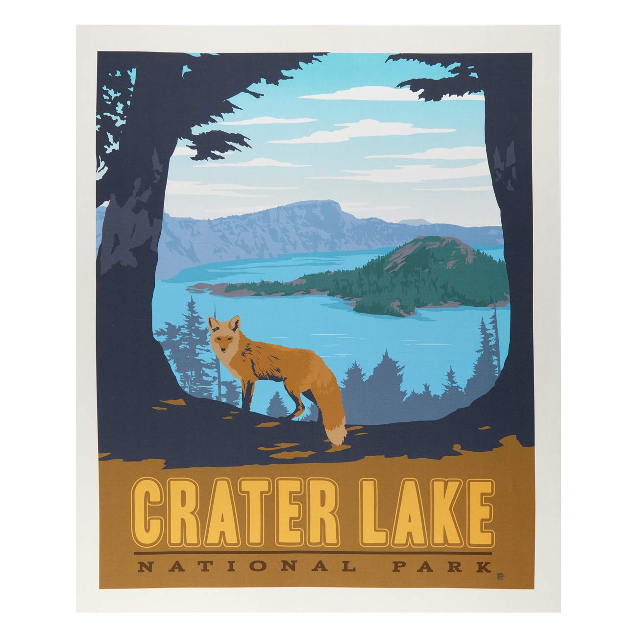 Riley Blake DesignsNational Park Crater Lake 36'' Panel Multi Fabric