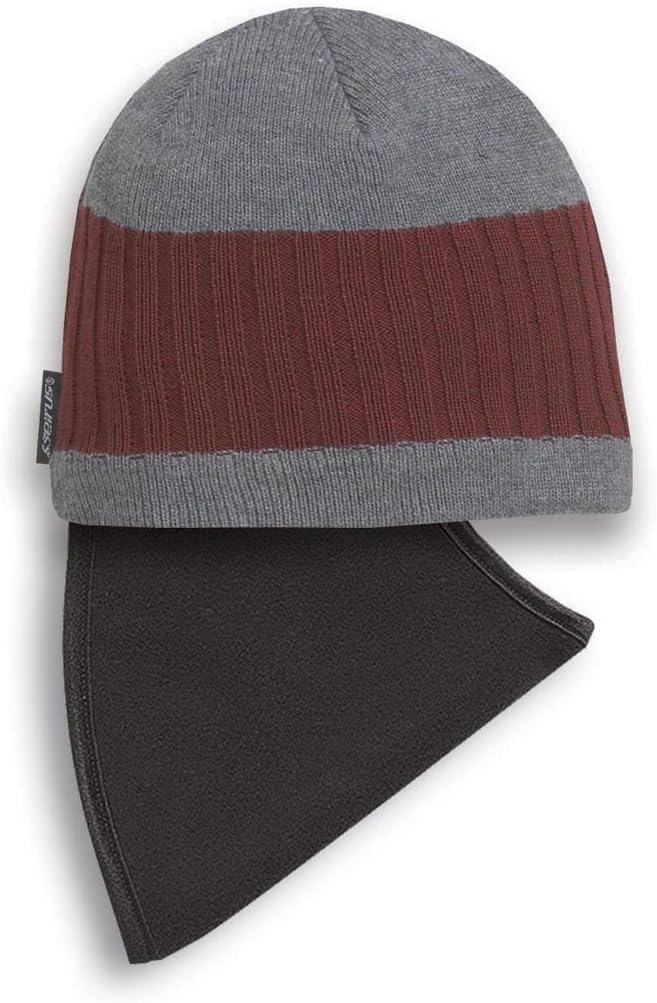Seirus Innovation Switch Hat Quick Draw Beanie with built in Pull Down Mask and Neck Protection - TOP SELLER