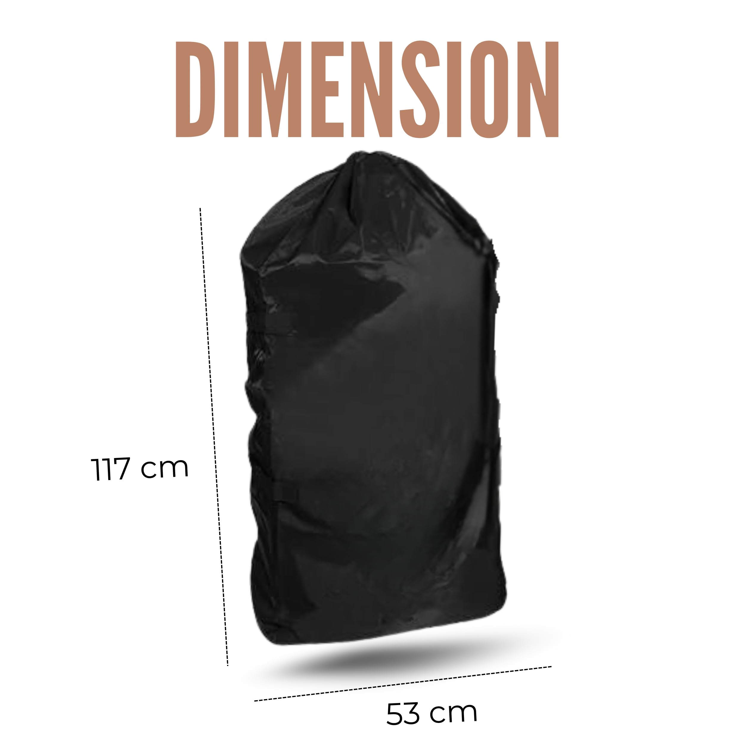 Phillin Baby Stroller Dust Cover - Weather Resistant and Stylish Protection for Your Child’s Stroller | Waterproof Rain Travel Bag Stroller's - Large Size - Image 3 thumbnail