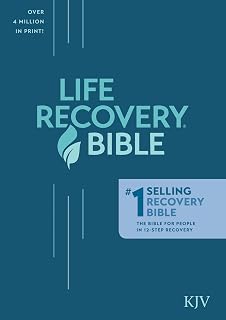 The Life Recovery Bible KJV (Softcover): Addiction Bible Tied to 12 Steps of Recovery for Help with Drugs, Alcohol and Personal Struggles – Easy to Follow King James Version Life Recovery Guide
