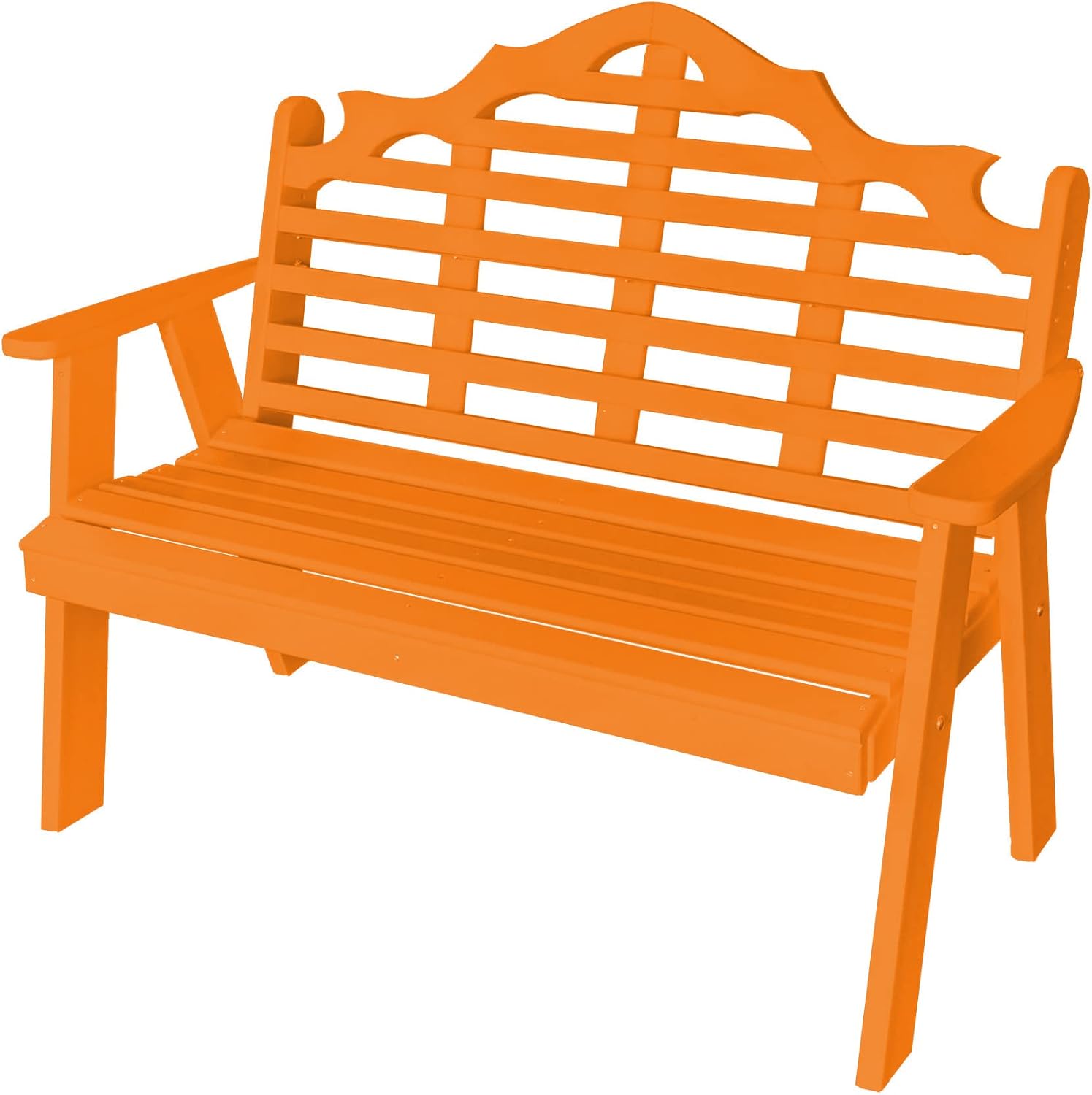 Furniture Barn USA 4' Poly Marlboro Garden Bench, Aruba Blue