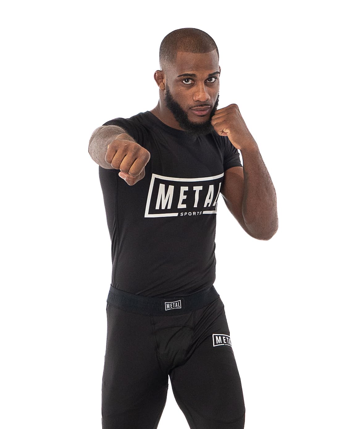Metal Boxe Herren Noir Rashguard