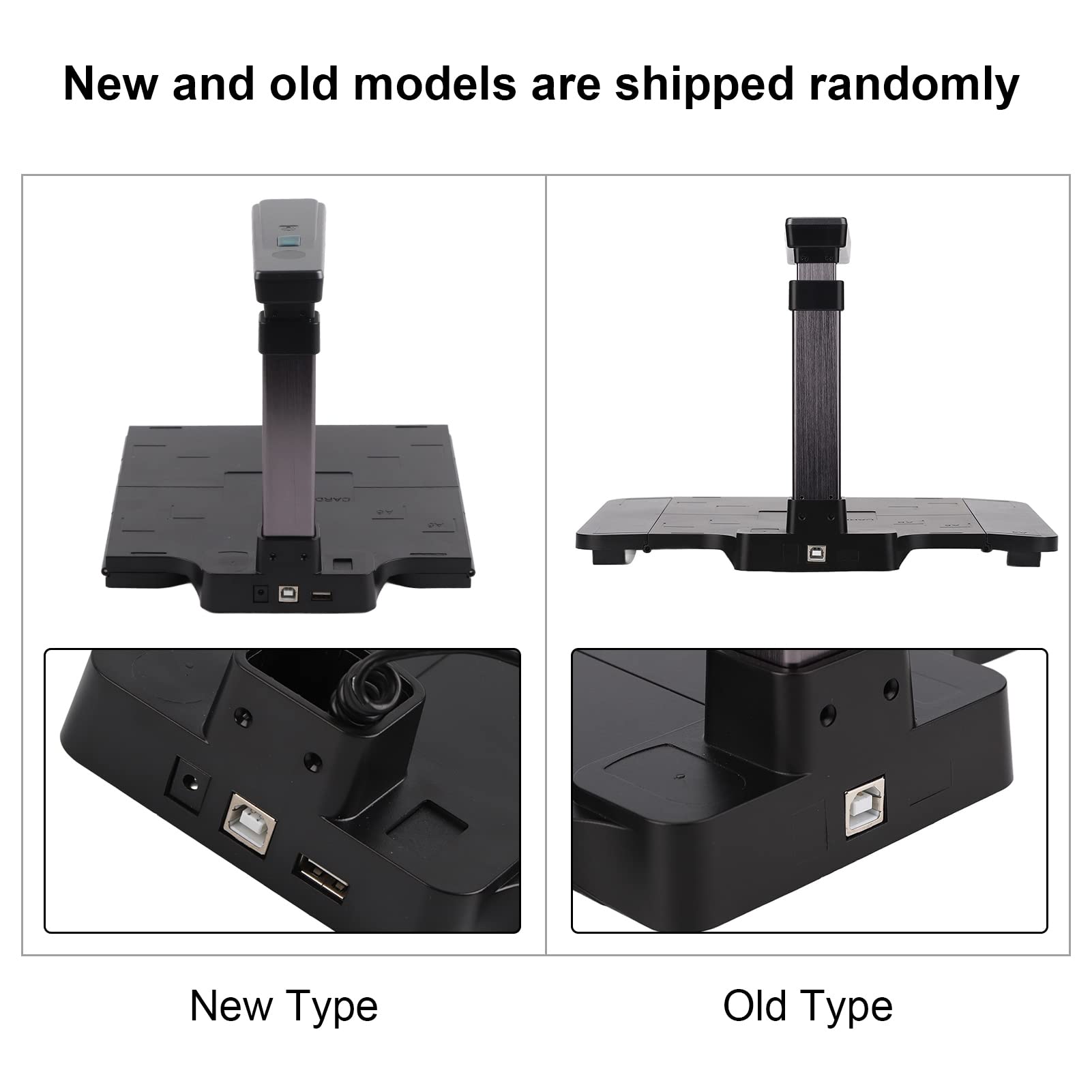 Scanner per Fotocamera per Documenti, Scanner per Libri in Lega di Alluminio con Sensore CMOS, Fotocamera per Documenti USB Portatile per Casa, Insegnante, Avvocato,
