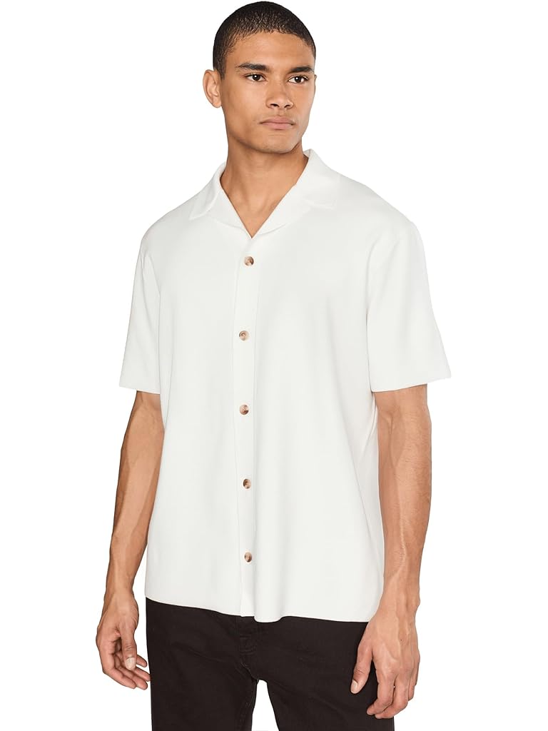 White Vince Milano Short Sleeve Cabana