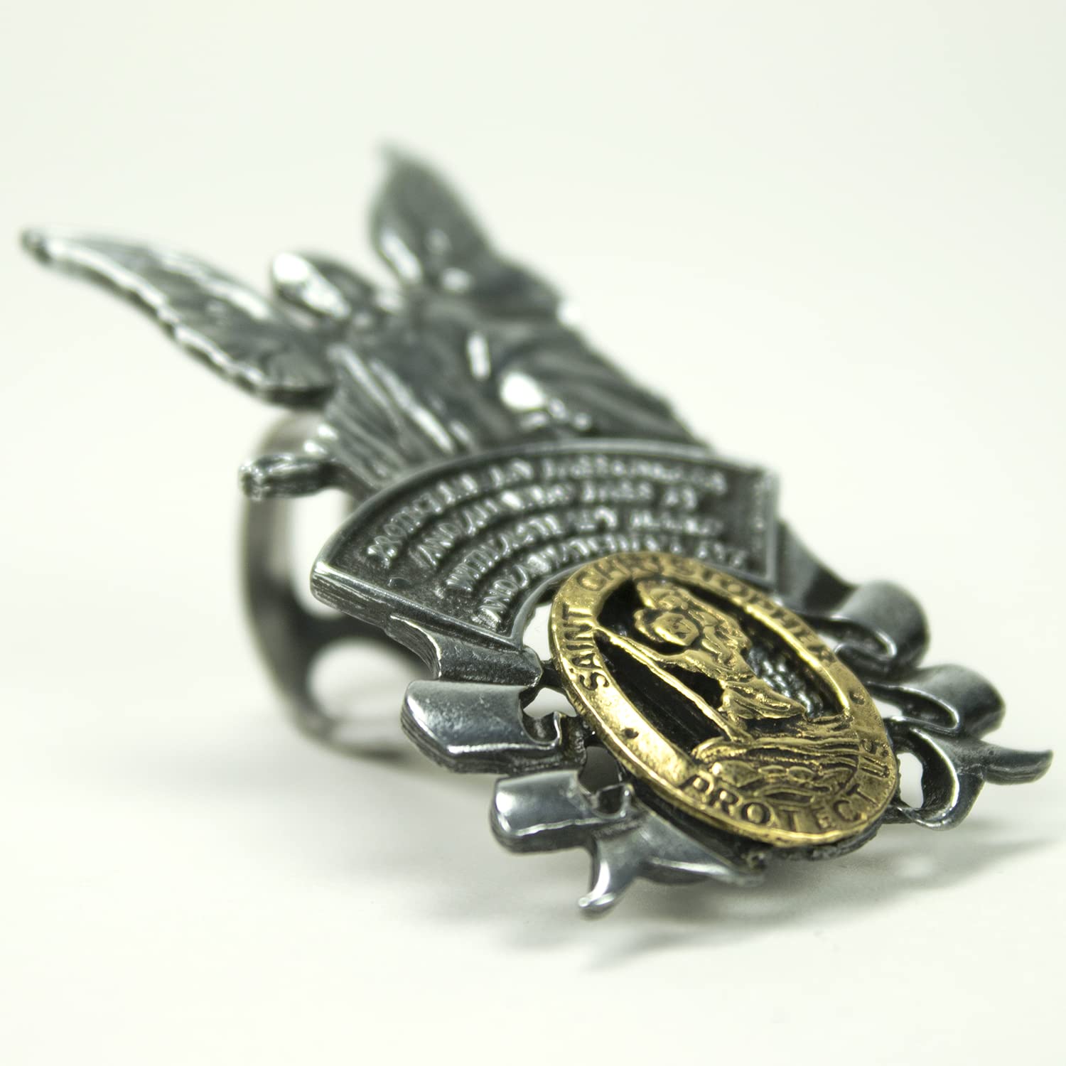 Cathedral Art Abbey CA Gift St Christopher Guardian Angel Sun Visor Clip - Car and Automotive Accessories Religious — view 5