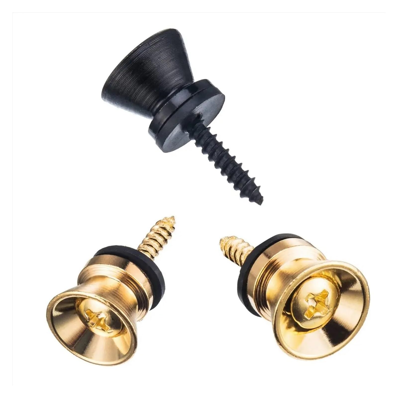 Spille For Bottoni For Tracolla In Metallo Da 120 Pezzi | I perni metallici piatti tengono strette le cinghie dello strumento