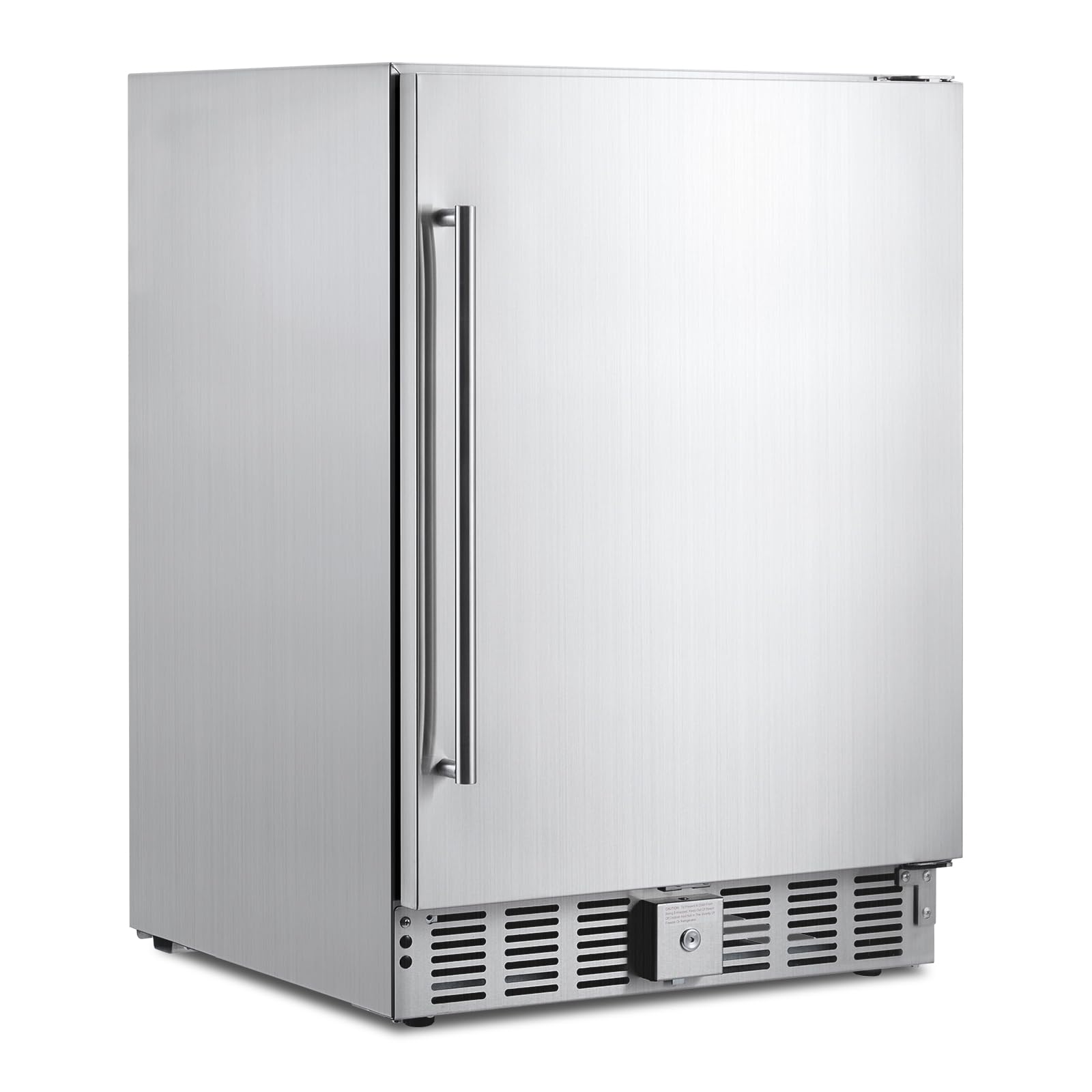 Garvee Beverage Refrigerator Stainless Steel Door Beverage Fridge Beverage Cooler Built-in and Freestanding Beverage for Soda, Water, Beer, Apart, Office, Home Kitchen (24 Inches)