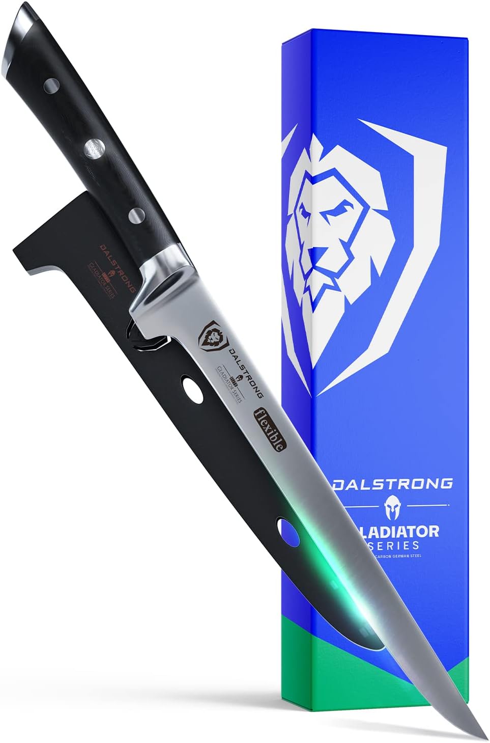DALSTRONG Boning Knife 8 inch Flexible Gladiator Series Elite German HighCarbon