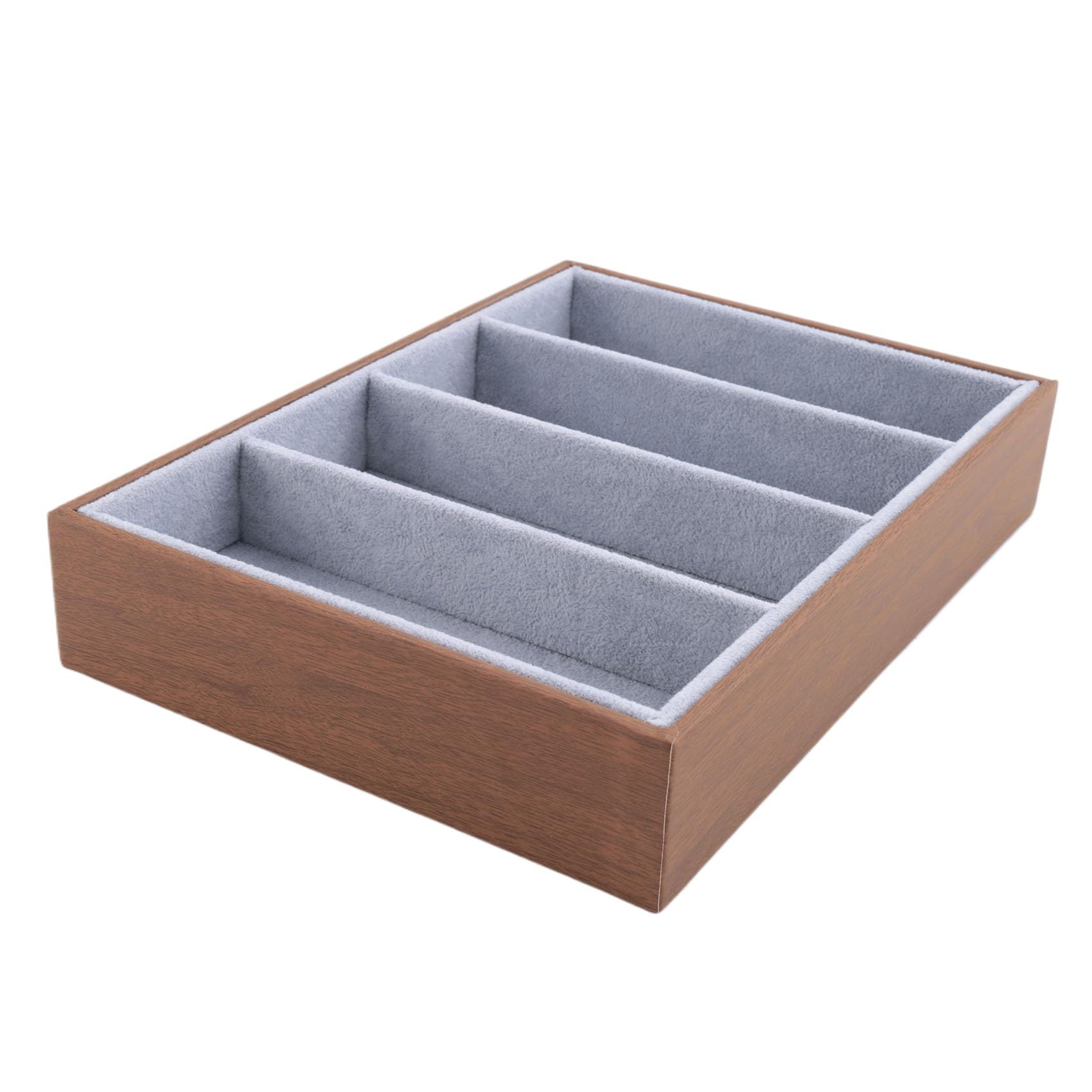 5X Occhiali da Sole Espositore per Occhiali Custodie 4 Griglie Espositore per Occhiali da Sole Espositore per Occhiali Espositore per Gioielli Vassoio - -