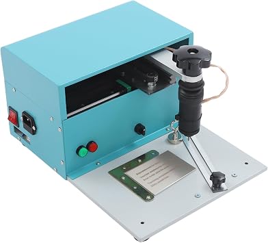 Electric Metal Marking Machine, 110V Industrial Nameplate Engraving Machine with 6.69 3.94 In Marking Area for Metal & Steel Signs Marking