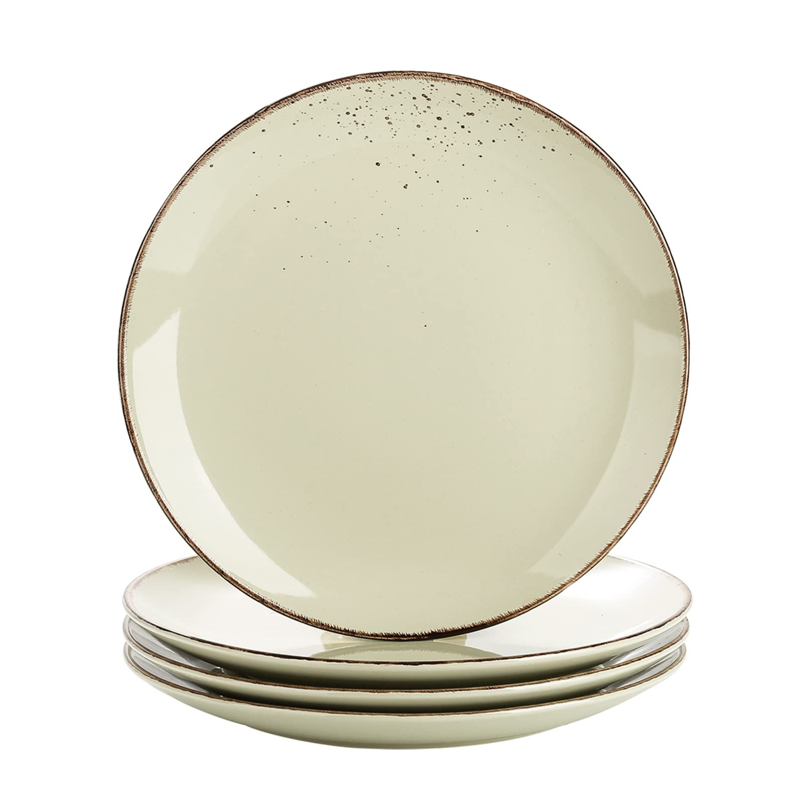 vancasso Navia Dinner Set, Stoneware Vintage Look Beige Dinnerware Tableware, 16 Pieces Dinner Service Set for 4, Including Dinner Plates, Dessert Plates, Cereal Bowls and Mugs — view 20