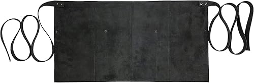 Miniatura 2 de Hide & Drink, Delantal de cintura, bolsillos remachados, accesorios de camarera y camarero, pantalones cortos de servidor, cuero de grano completo,