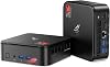 NiPoGi E3B Mini PC АMD Ryzen 5 7430U (up to 4.3GHz) 16GB DDR4 512GB M.2 SSD Mini Desktop Computer with W11 PRO WiFi 6 4K Display BT5.2 for Business Offices Design Home Cinema Campus