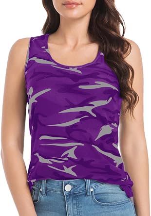 Cool Summer Tank Top for Women Cute Print Sleeveless Shirts Tunic Scoop Neck Racerback Tank Tops