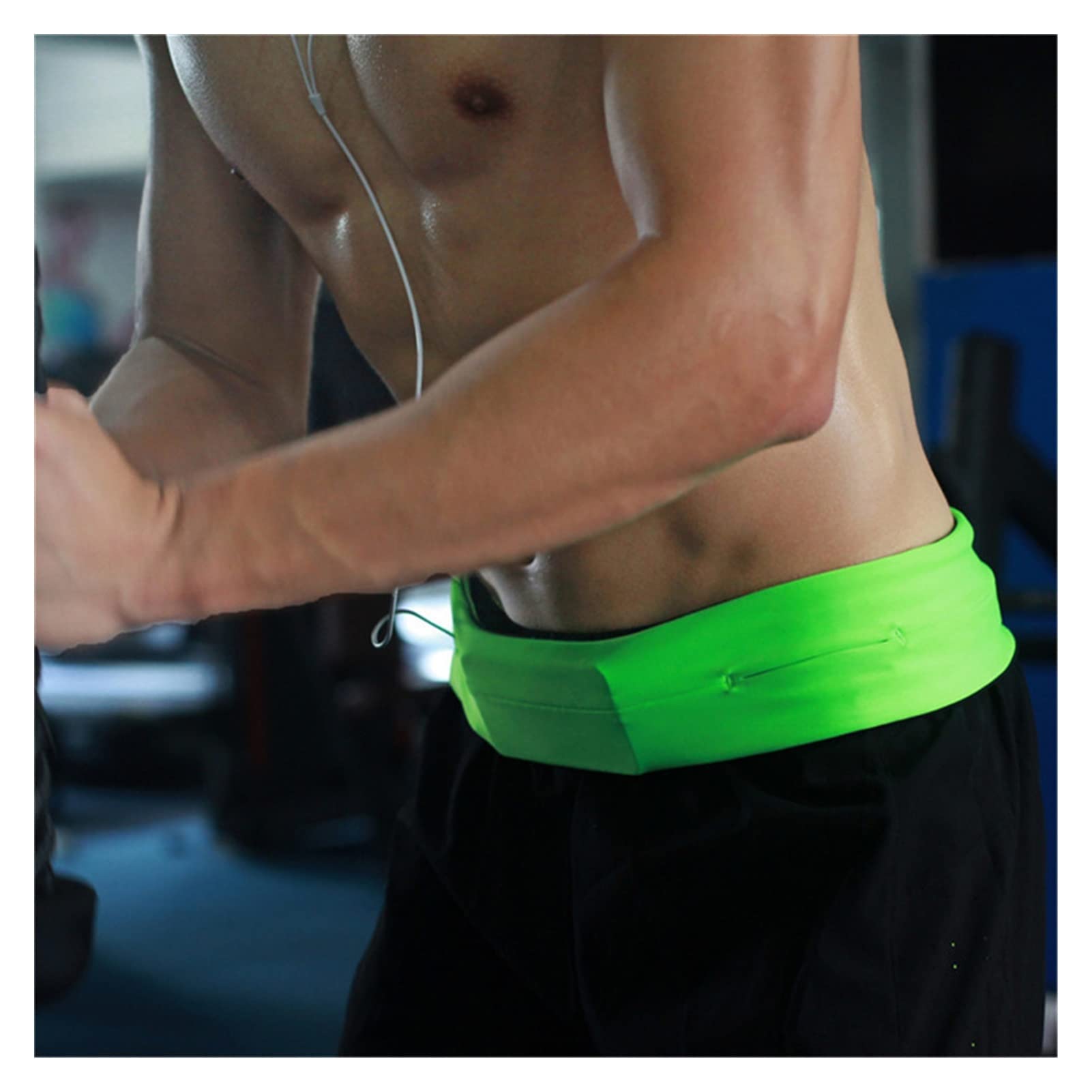 Correr Cintura Bag Men Mujeres Jogging Gym Sports Belt Trail Ciclismo Teléfono móvil Teletín Invisible Cerrar fijación de Cierre