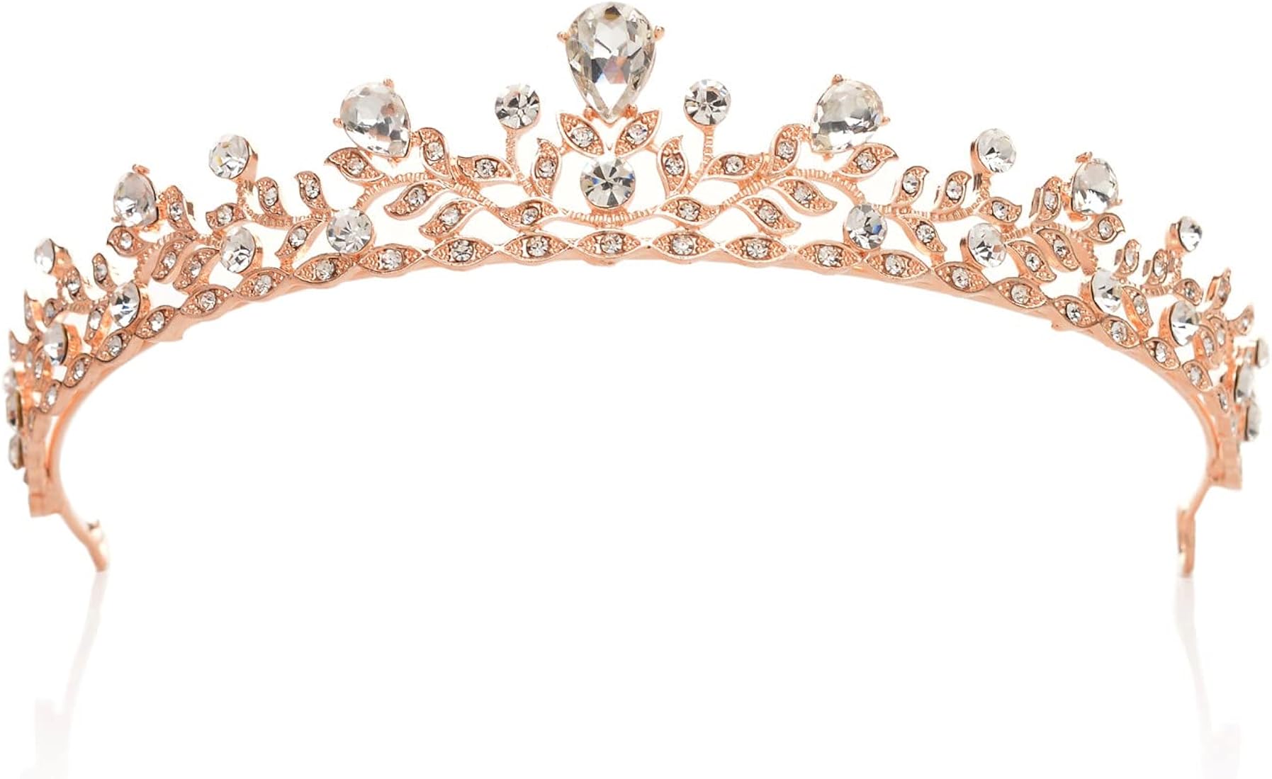 Buy SWEETV Crystal Wedding Tiara for Bride - Princess Tiara