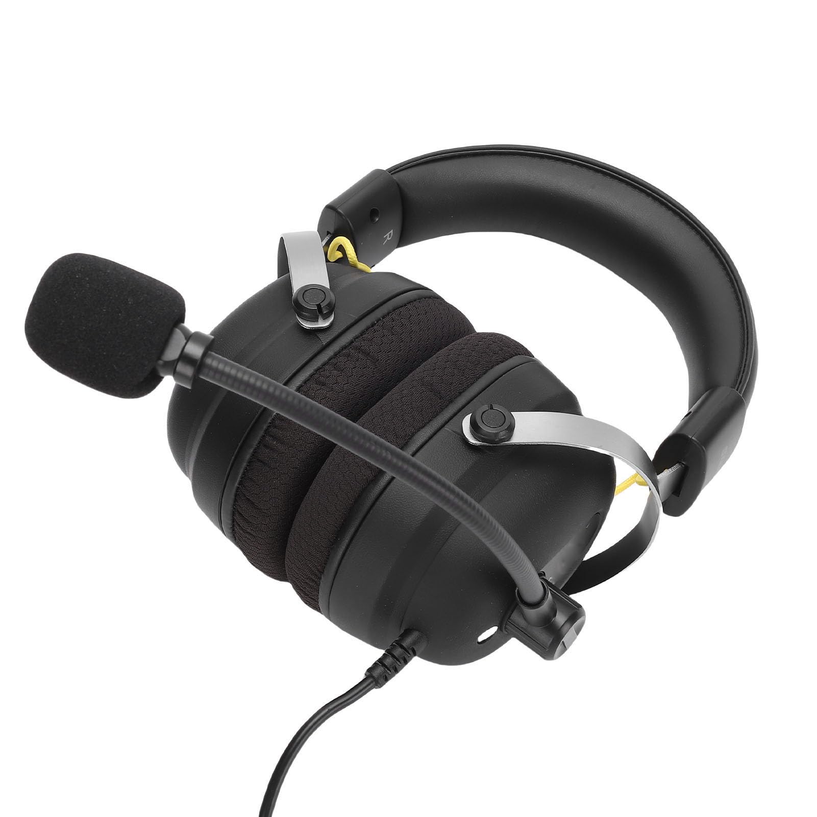 Gamingowy Zestaw Słuchawkowy, Dźwięk Przestrzenny 360°, Ergonomiczne Słuchawki do Gier z lokalizacją Dźwięku, Gniazdo 3,5 Mm Typu Plug and Play, Idealne do Wciągających Gier