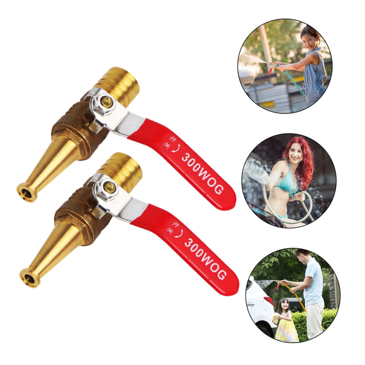 POPETPOP 6pièces Buse De Tuyau Arrosage Haute Pression Pour Jardin Accessoire Pratique Pour Lavage De Voiture Et Arrosage Plantes Avec De Pulvérisation Ajustable