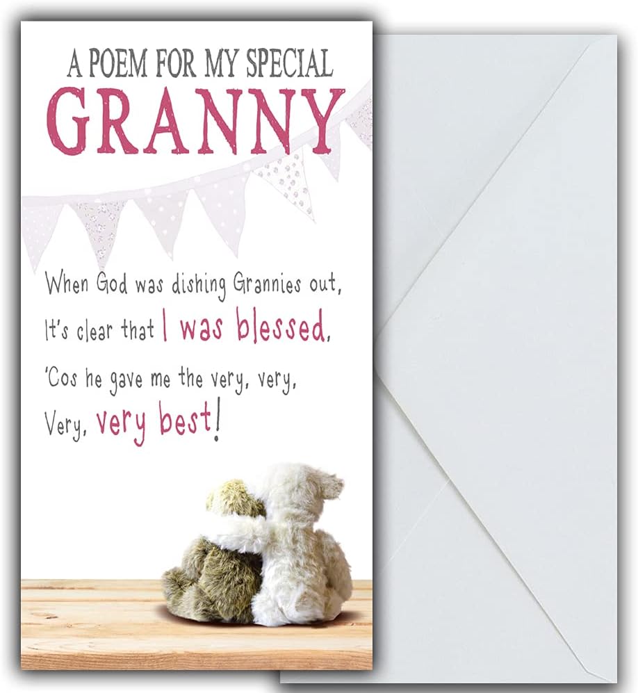 Blessed, Granny, Greetings Card, 130x235mm