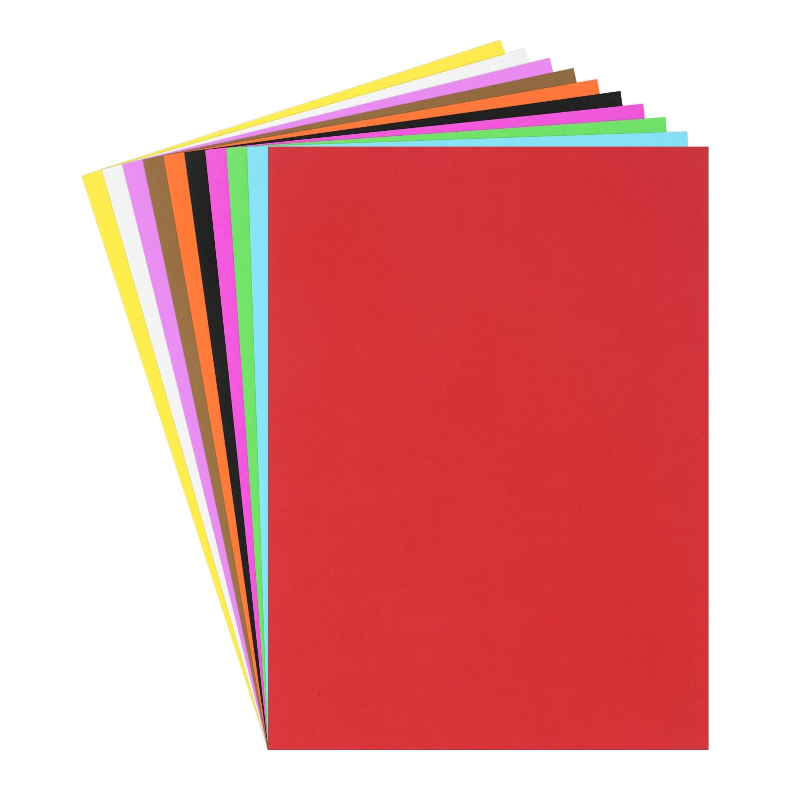 MECCANIXITY 30 Sheets Multicolor Cardstock Paper, 20 x 15 Inches, 200gsm/75lb, Ideal for DIY, Scrapbooking, Card Making
