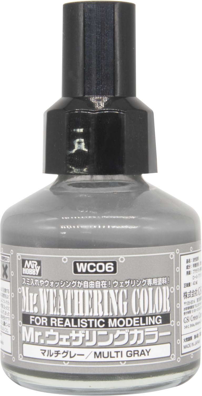 Amazon | GSIクレオス Mr.ウェザリングカラー マルチグレー 40ml 模型
