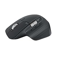 Logitech MX Master 3S-Mouse wireless ad alte prestazioni con scorrimento ultraveloce