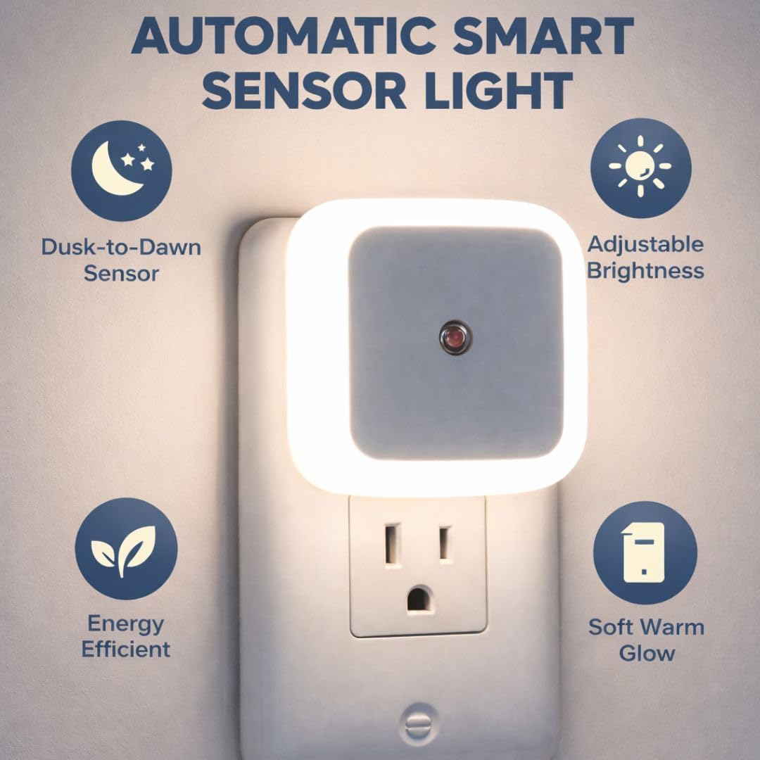 Smart Motion Sensor Night Light - Pack of 3 -3